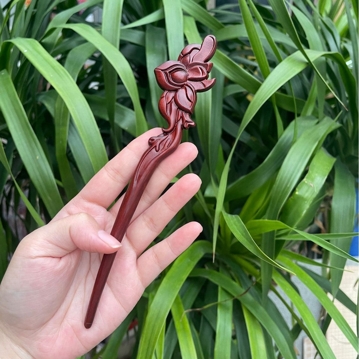 PF143 - Intricate Wooden Hair Sticks - Wholesale