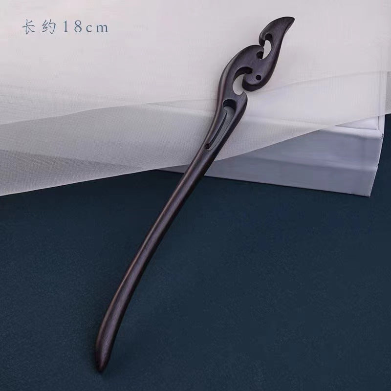 PF085 - 18cm Ebony Hair Sticks - Wholesale