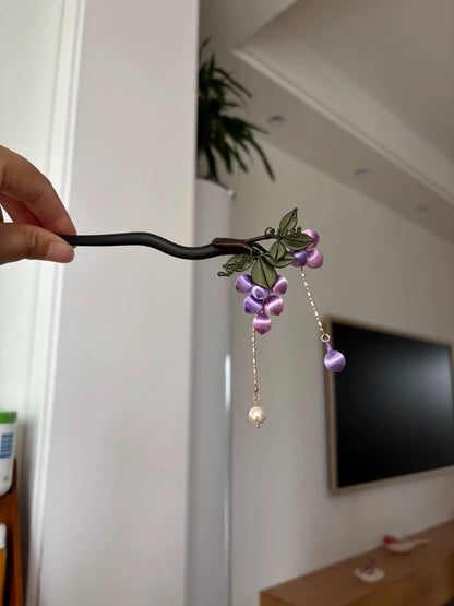 PF225 - Grape Chanhua Hairpin - Wholesale