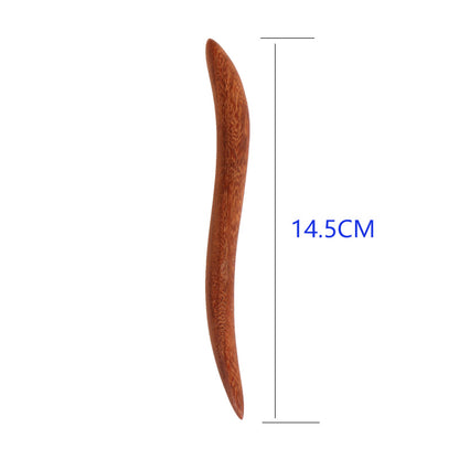PF076 - 17cm Red Sandalwood Hair Sticks - Wholesale