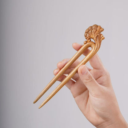 PF143 - Intricate Wooden Hair Sticks - Wholesale