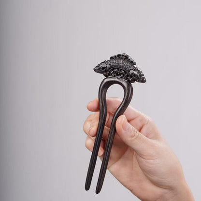 PF143 - Intricate Wooden Hair Sticks - Wholesale