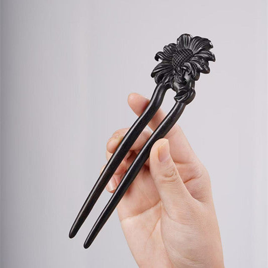 PF143 - Intricate Wooden Hair Sticks - Wholesale