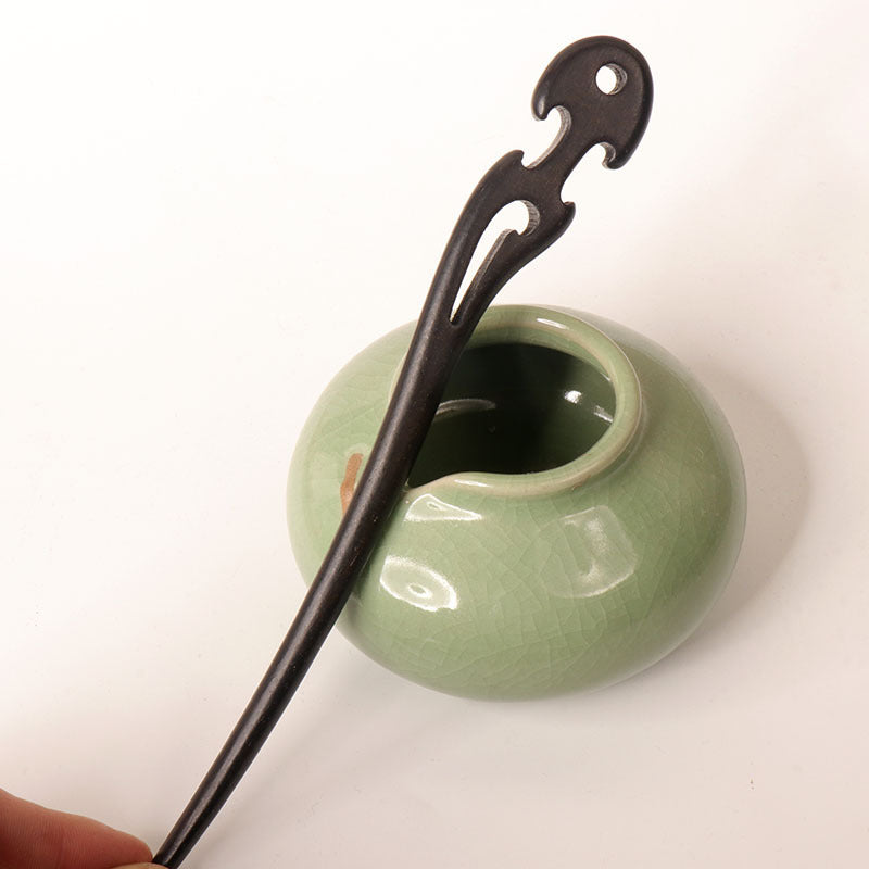 PF085 - 18cm Ebony Hair Sticks - Wholesale