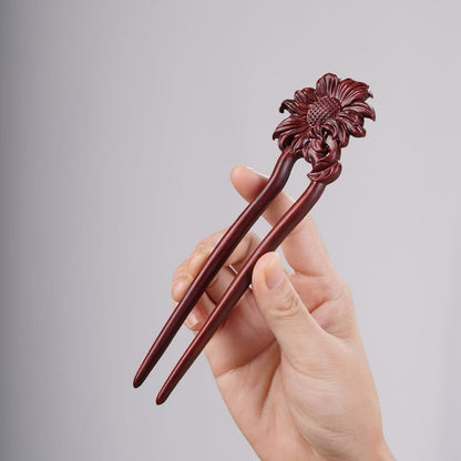 PF143 - Intricate Wooden Hair Sticks - Wholesale