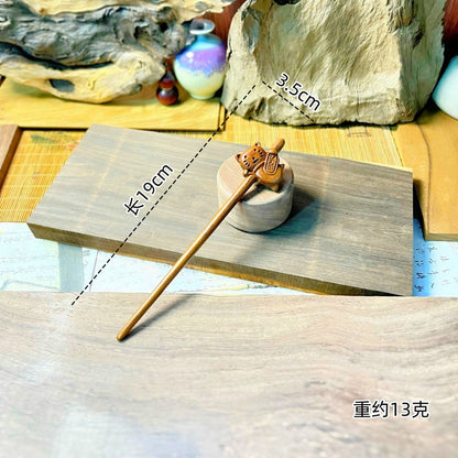 PF173 - 19cm Lacewood Hair Sticks - Wholesale