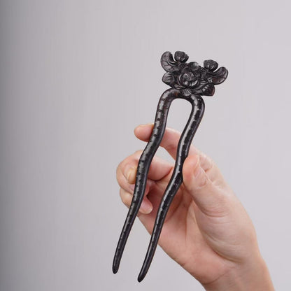 PF143 - Intricate Wooden Hair Sticks - Wholesale