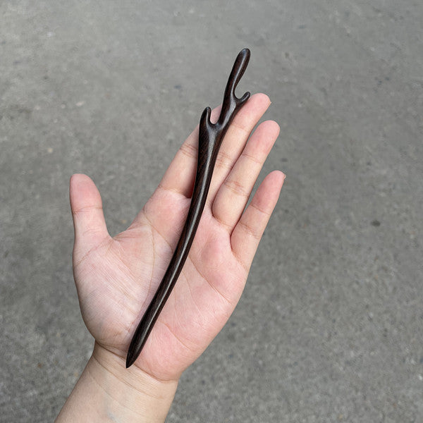 PF141 - 18cm African Blackwood Hair Sticks - Wholesale