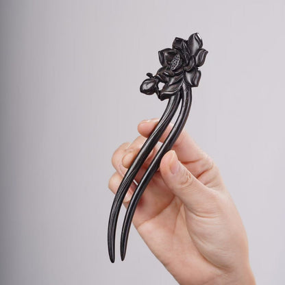 PF143 - Intricate Wooden Hair Sticks - Wholesale