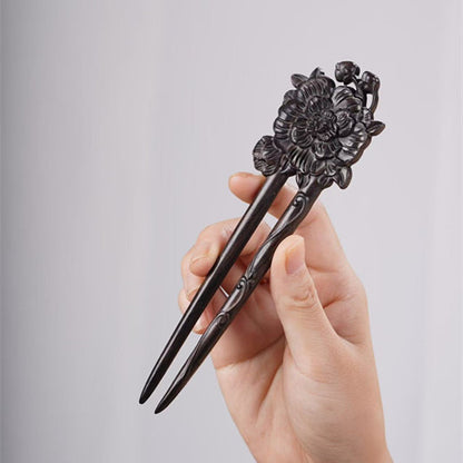 PF143 - Intricate Wooden Hair Sticks - Wholesale