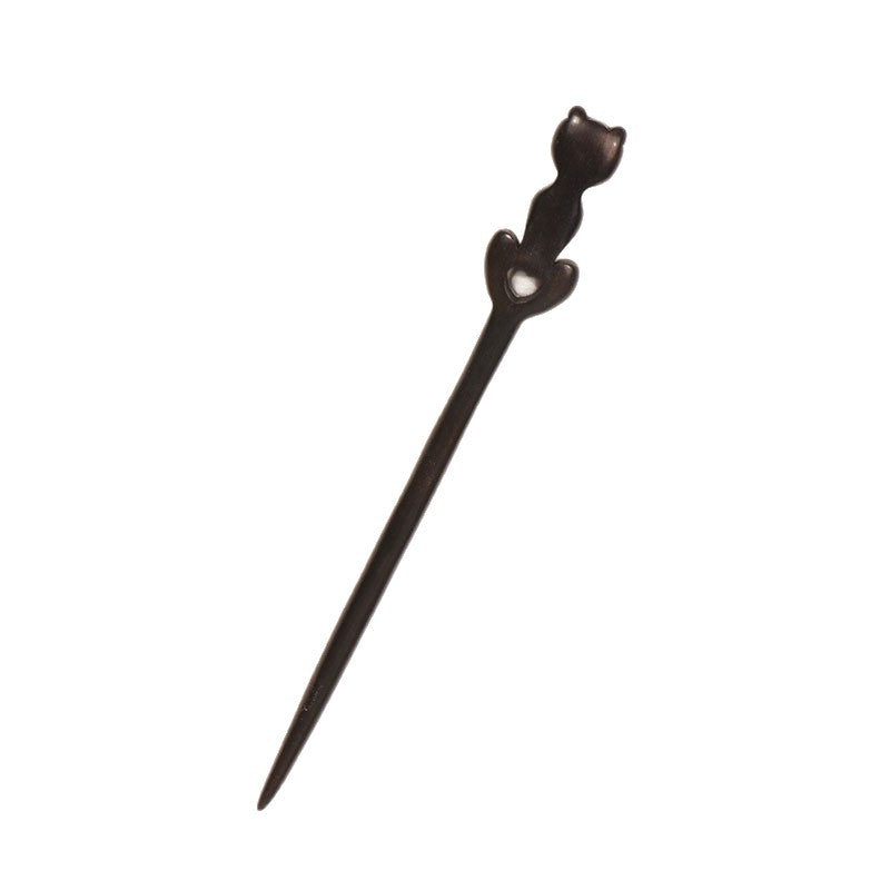 PF081 - 18cm Ebony Hair Sticks - Wholesale