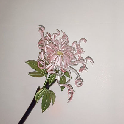 Handmade Chanhua Thread-Wrapped Chrysanthemum Hairpin - Elegant Floral Hair Accessory