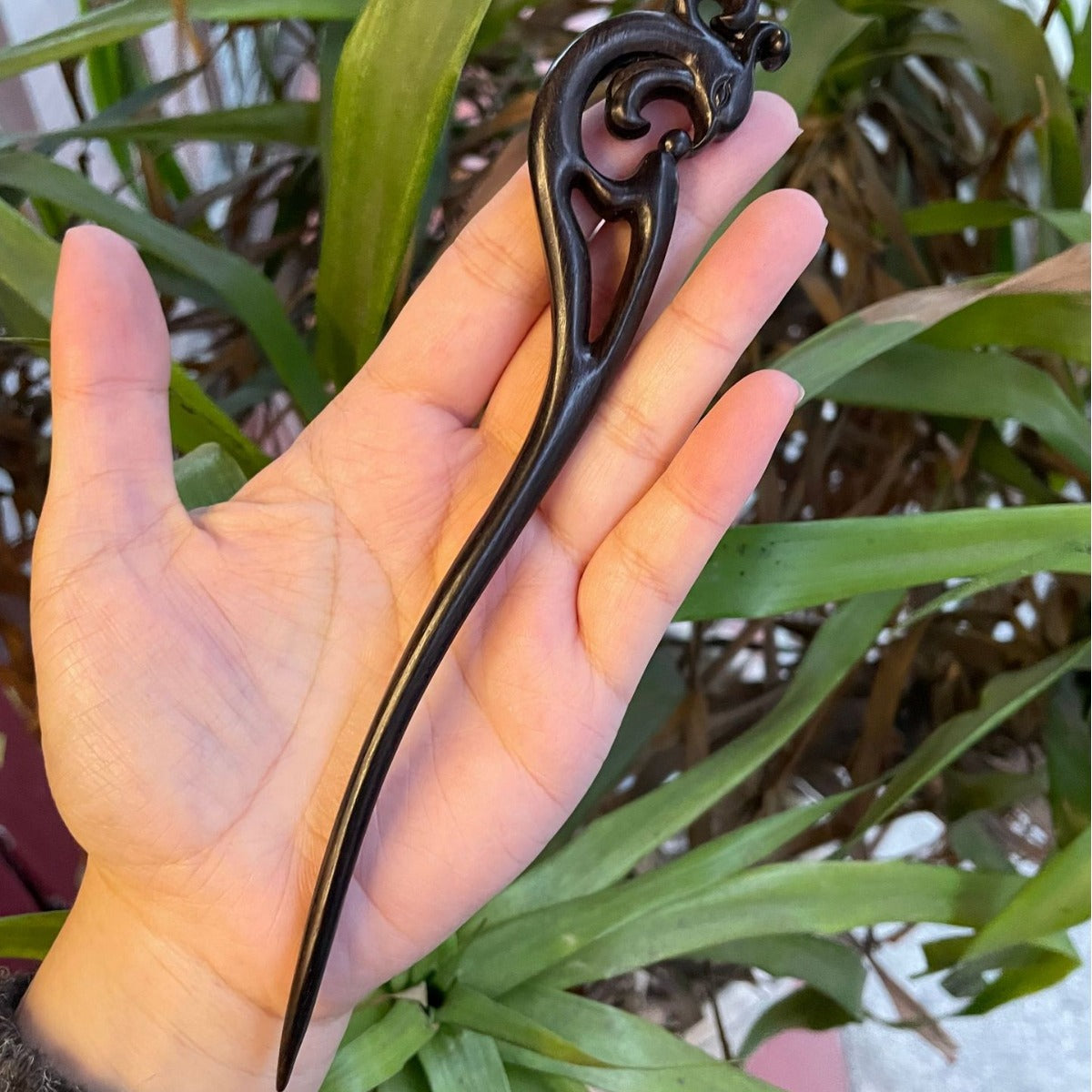 PF141 - 18cm African Blackwood Hair Sticks - Wholesale