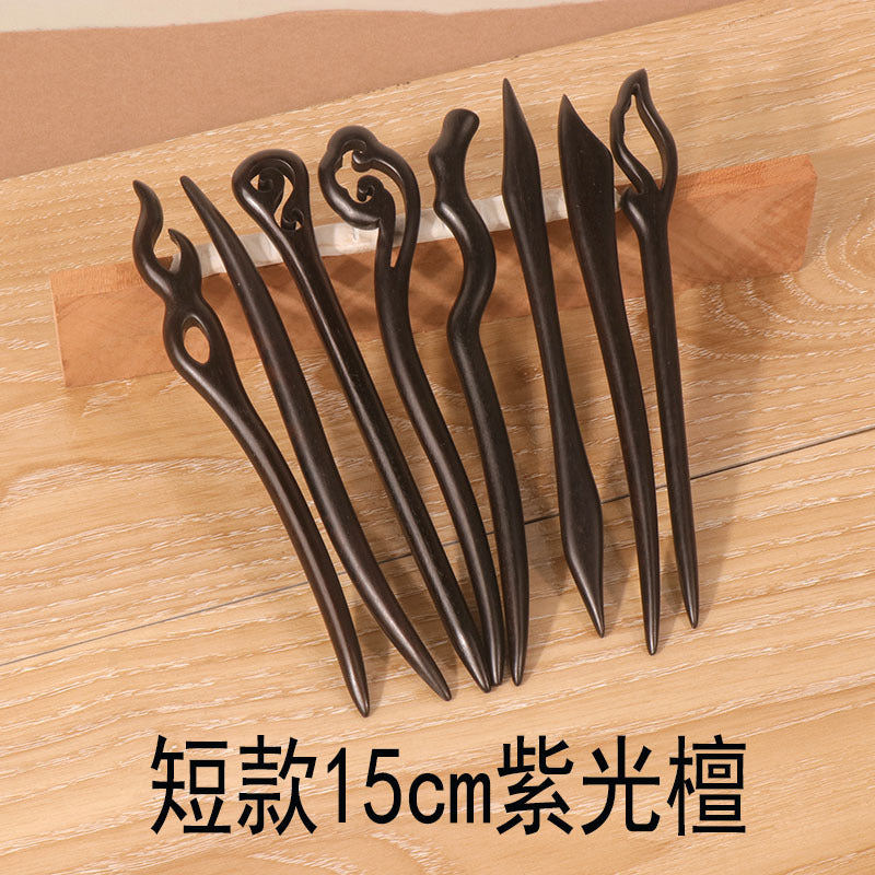 PF093 - 15cm African Blackwood Hair Sticks - Wholesale