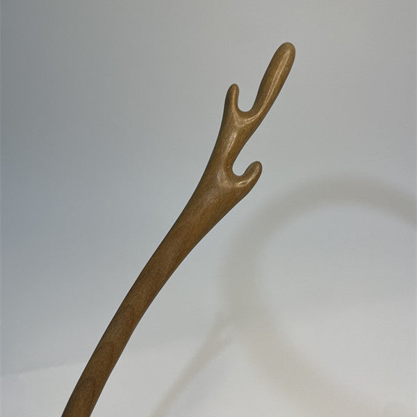 PF145 - 20cm Green Sandalwood Hair Sticks - Wholesale