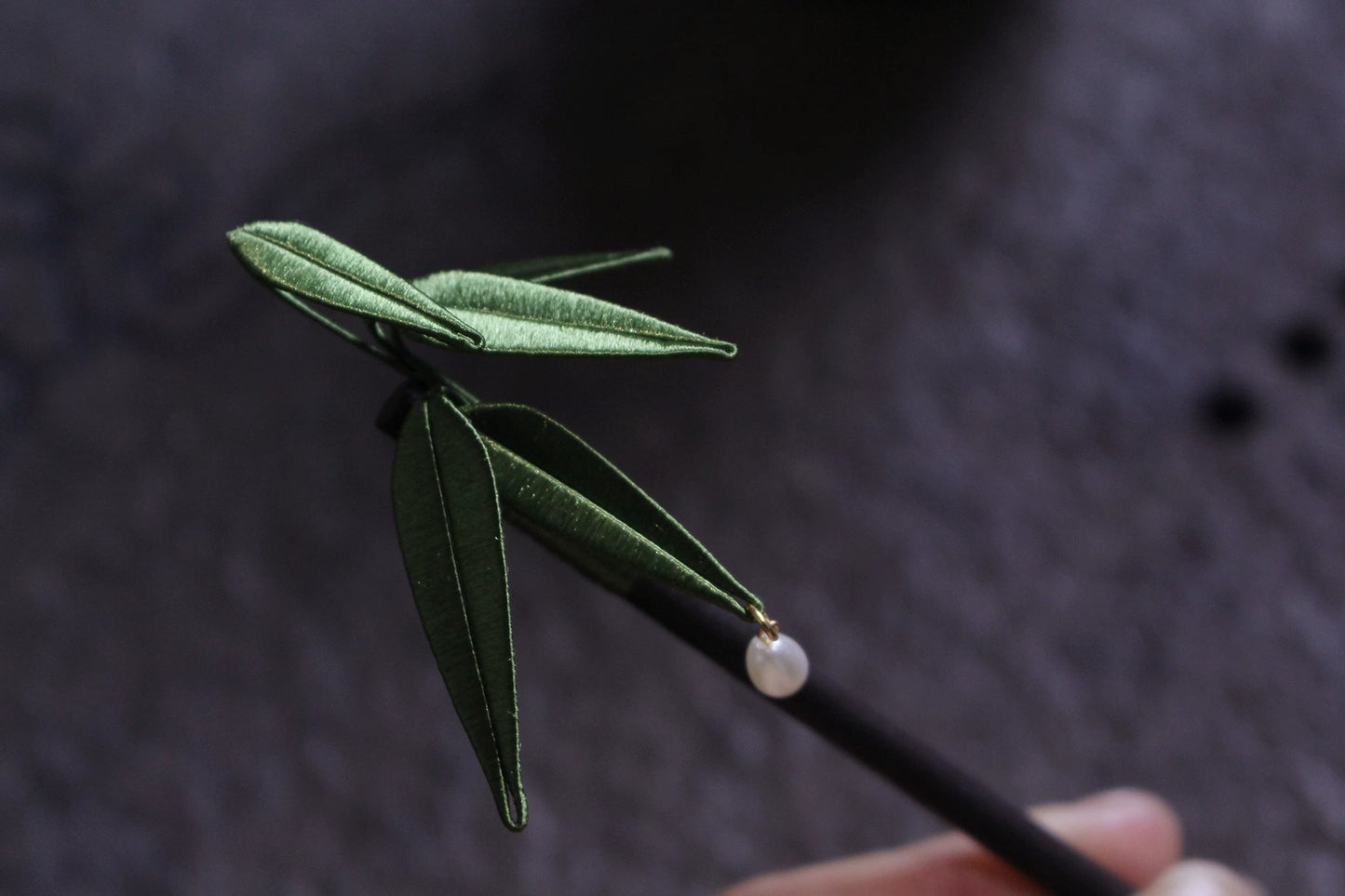 PF249 - Bamboo Leaves Chanhua Hairpin - Wholesale