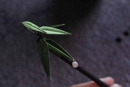 PF249 - Bamboo Leaves Chanhua Hairpin - Wholesale