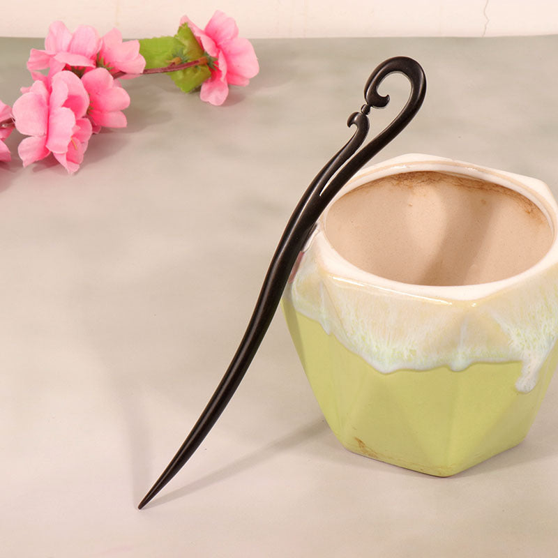 PF081 - 18cm Ebony Hair Sticks - Wholesale