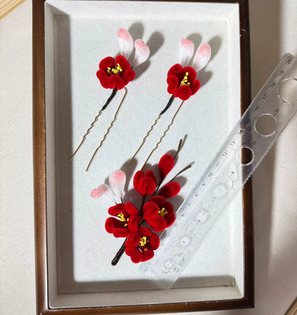 PF281 - Plum Blossom Ronghua Hairpin/Brooch - Wholesale