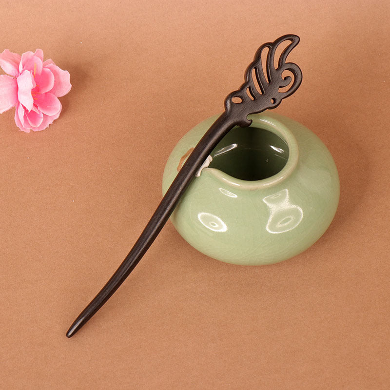PF094 - 18cm African Blackwood Hair Sticks - Wholesale