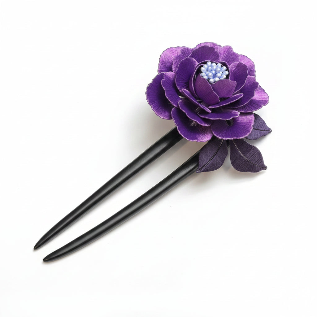 Peony Hairpin Chanhua Materials Flowers DIY Kit - Include Detailed Video Tutorial