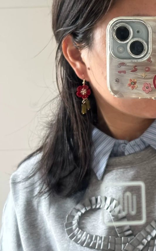 PF224 - Plum Blossom Chanhua Earrings - Wholesale