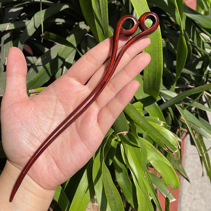 PF140 - 20cm Rosewood Hair Sticks - Wholesale