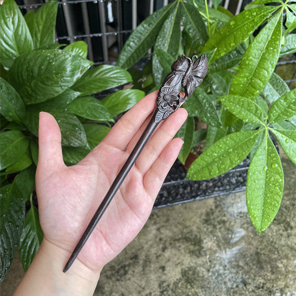 PF142 - 20cm African Blackwood Hair Sticks - Wholesale