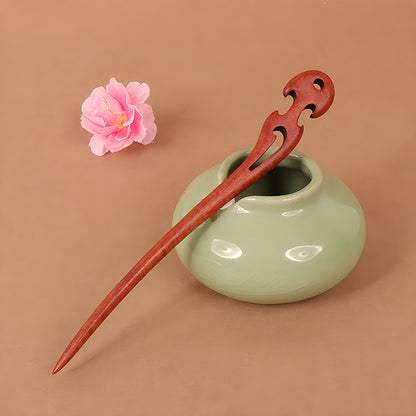PF086 - 18cm African Padauk Hair Sticks - Wholesale