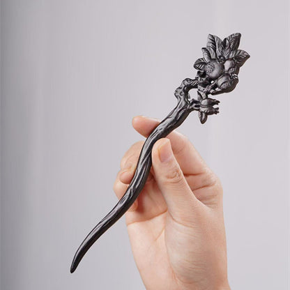 PF143 - Intricate Wooden Hair Sticks - Wholesale