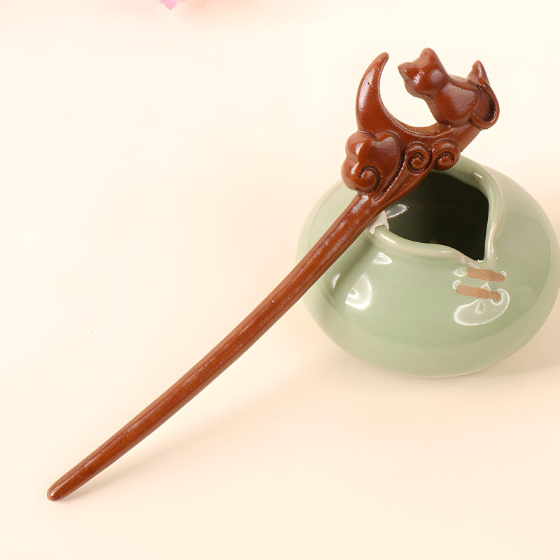 PF100 - 18cm Lacewood Hair Sticks - Wholesale