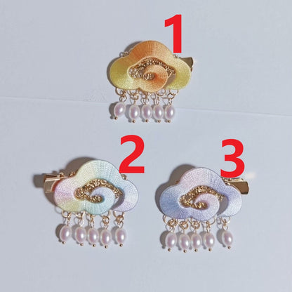 Handmade Chanhua Cloud Hair Clip - Daily, Wedding & Banquet