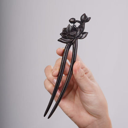 PF143 - Intricate Wooden Hair Sticks - Wholesale