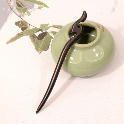 PF082 - 15cm Ebony Hair Sticks - Wholesale
