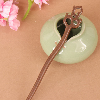 PF078 - 18cm Big-Leaf Rosewood Hair Sticks - Wholesale