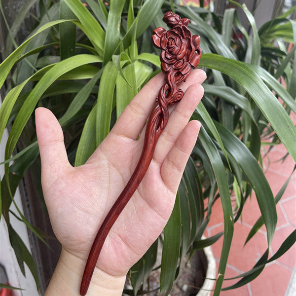PF140 - 20cm Rosewood Hair Sticks - Wholesale