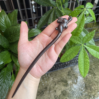 PF142 - 20cm African Blackwood Hair Sticks - Wholesale