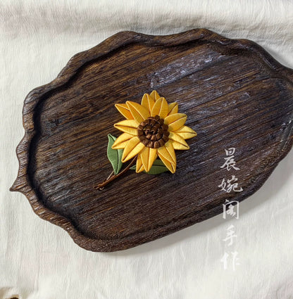 PF062 - Spilla Chanhua Girasole - All'ingrosso