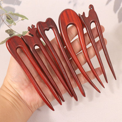 PF126 - Rosewood Hair Sticks - Wholesale