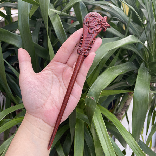 PF140 - 20cm Rosewood Hair Sticks - Wholesale