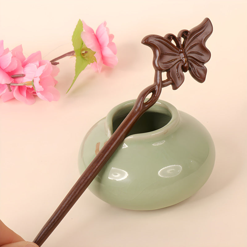 PF100 - 18cm Lacewood Hair Sticks - Wholesale