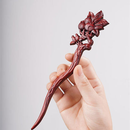 PF143 - Intricate Wooden Hair Sticks - Wholesale