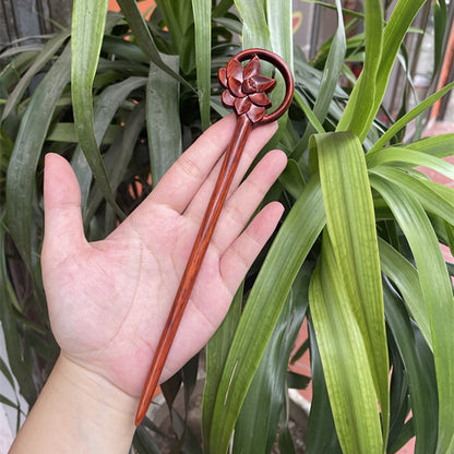 PF140 - 20cm Rosewood Hair Sticks - Wholesale