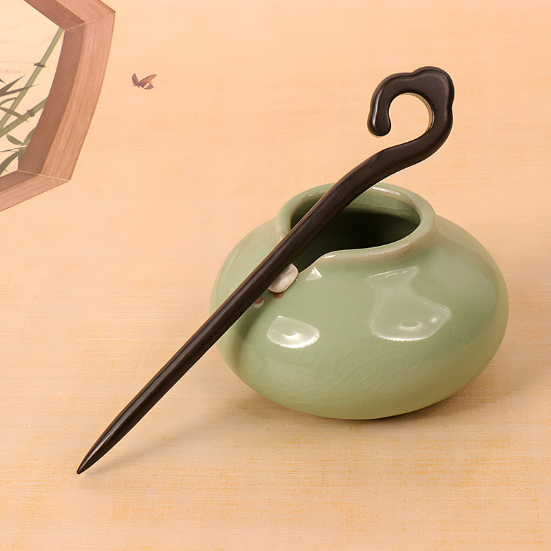 PF082 - 15cm Ebony Hair Sticks - Wholesale