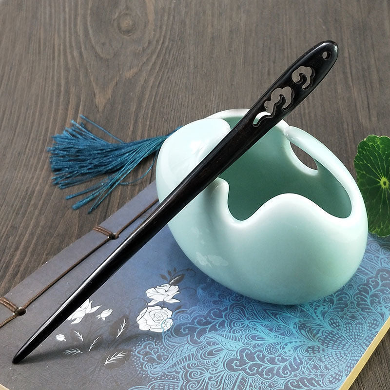 PF085 - 18cm Ebony Hair Sticks - Wholesale