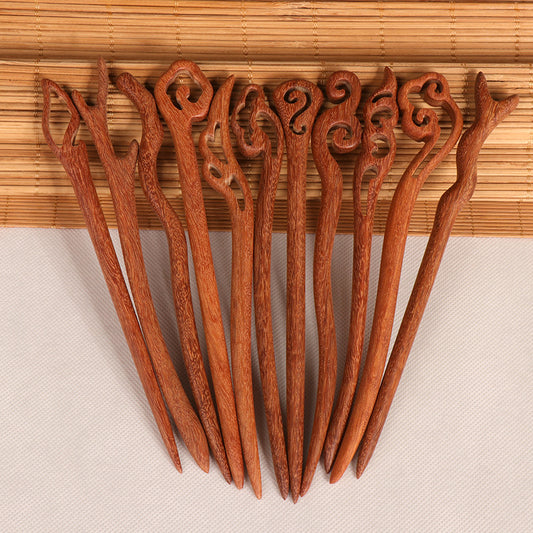 PF075 - Bacchette per capelli in palissandro da 18 cm - Ingrosso