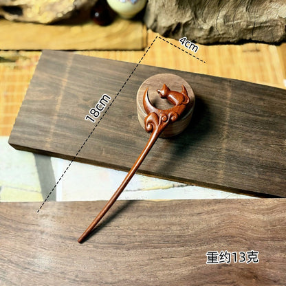 PF173 - 19cm Lacewood Hair Sticks - Wholesale