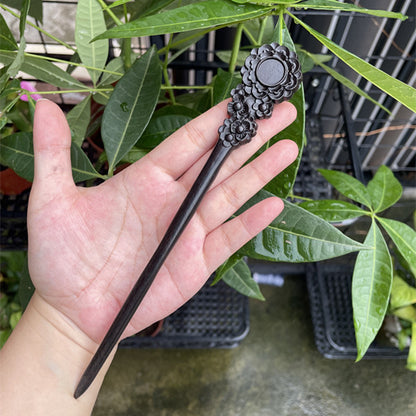 PF142 - 20cm African Blackwood Hair Sticks - Wholesale