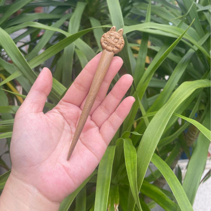 PF159 - 13cm Labubu Wooden Hair Sticks - Wholesale