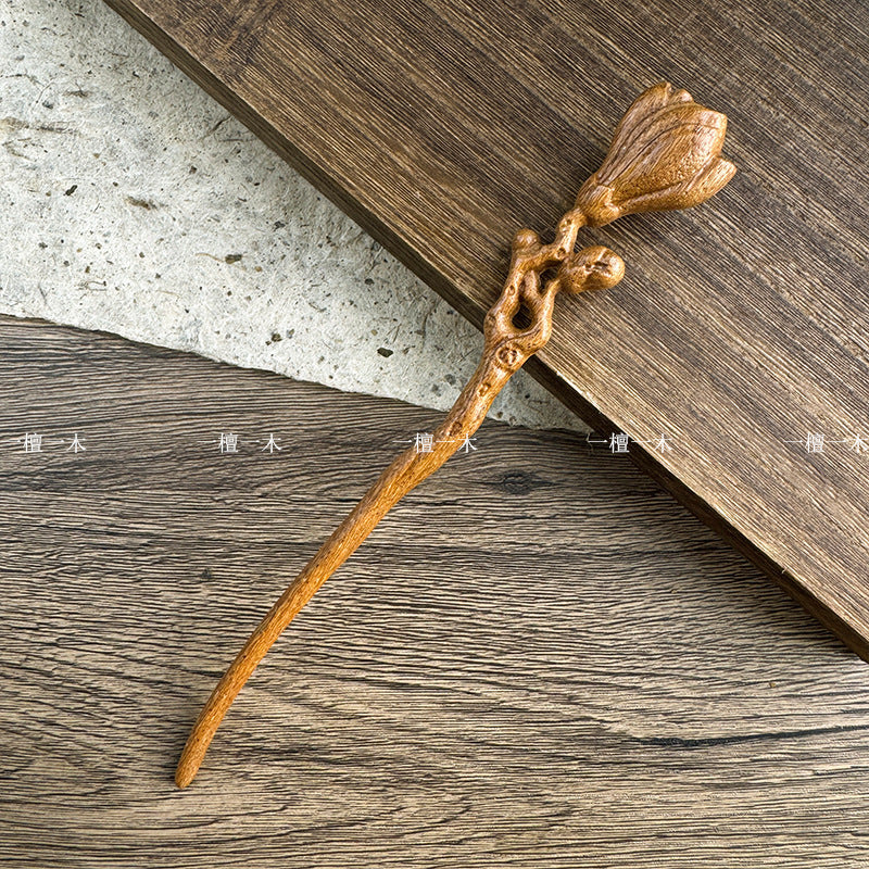 PF194 - Lacewood Hair Sticks - Wholesale